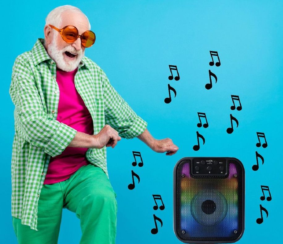 Parlante Altavoz Bluetooth RGB Bluetooth Lau-6