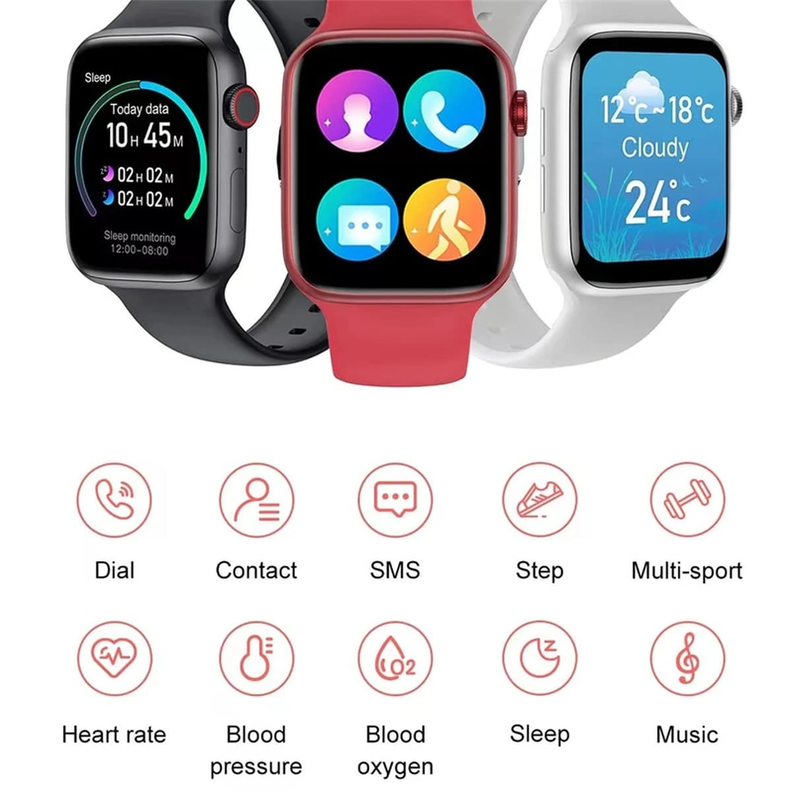 
Reloj Inteligente Unisex Deportivo Bluetooth Llamada Rondon-8