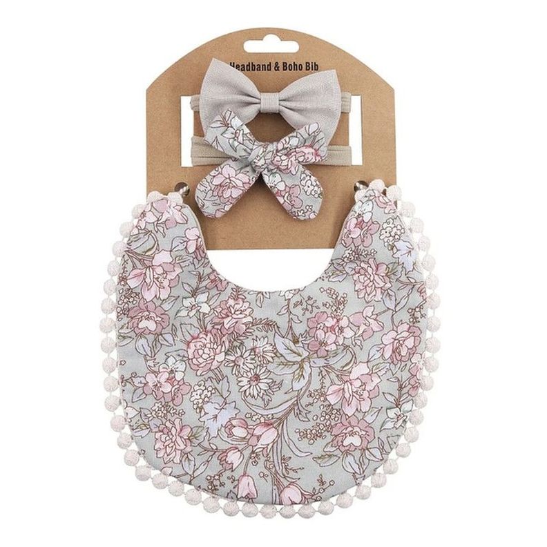 BABERO + COLA BEBE VESTUARIO BANDANA SUAVE ABSORBENTE JER-4