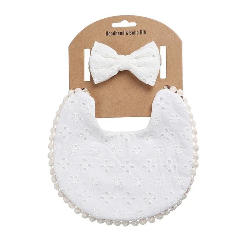 BABERO + COLA BEBE VESTUARIO BANDANA SUAVE ABSORBENTE JER-8