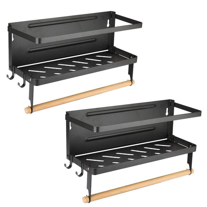 Estante Lateral Organizador Magnético Ganchos Pared Rondon-0