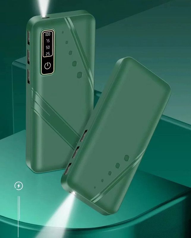 Power Bank 30000 mAH Linterna LED Cargador Portatil Lau-1