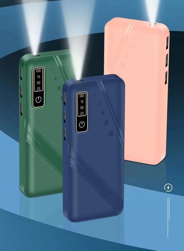 Power Bank 30000 mAH Linterna LED Cargador Portatil Lau-5