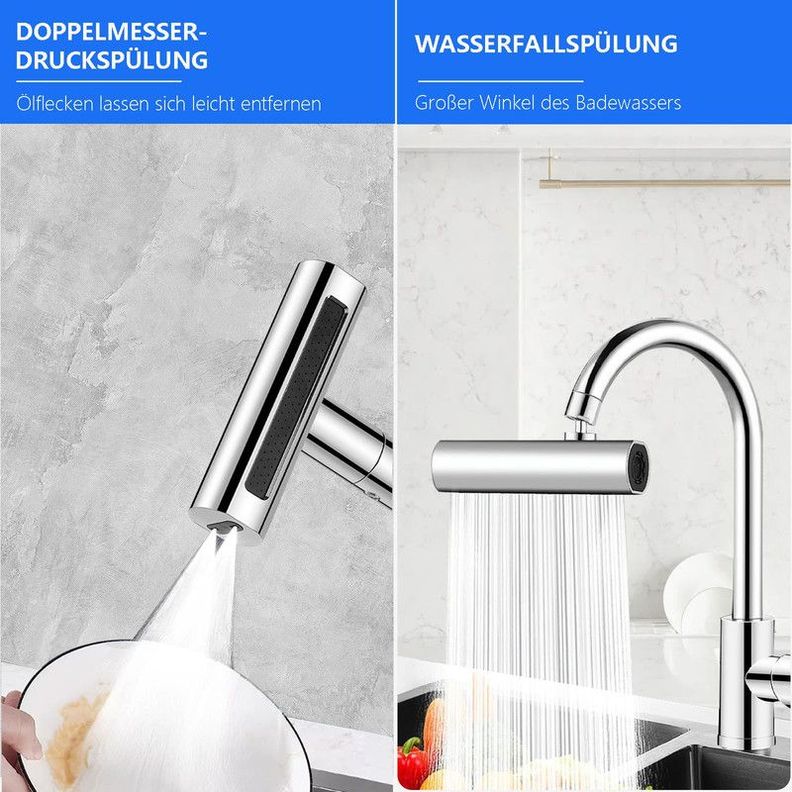 Extensor Grifo Cocina Multifuncional Cascada Practico Rondon-9