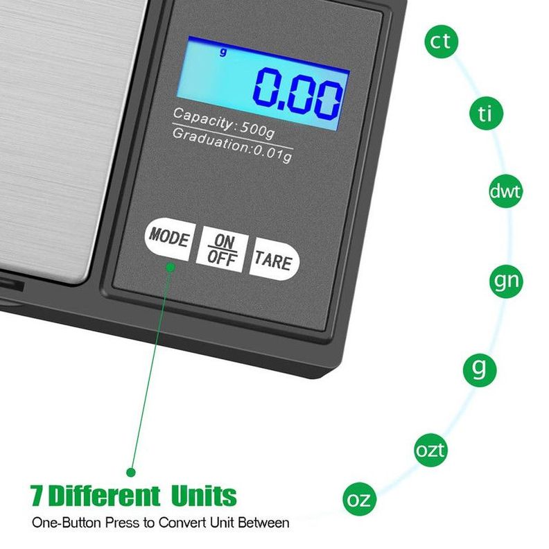 Báscula Cocina Portátil Pantalla LCD Digital Tara Rondon-2