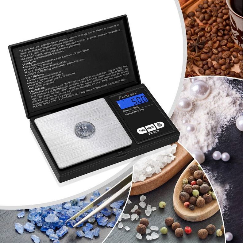 Báscula Cocina Portátil Pantalla LCD Digital Tara Rondon-8