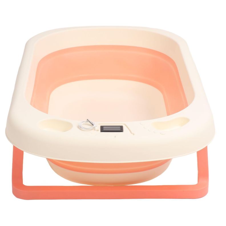 Bañera Plegable Bebé Base Estable Infantil Viajar Rondon-1