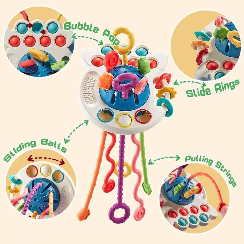 Juego Juguete Bebe Cuerda actraccion Habilidad Juego Rondon-1
