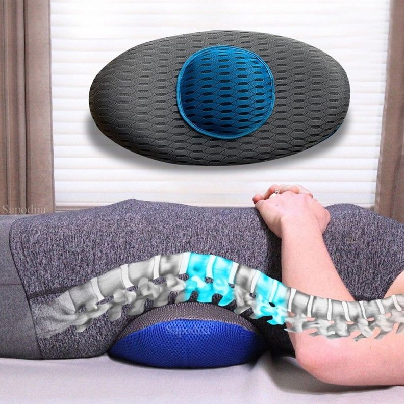 Almohada Lumbar Apoyo Espalda Diseño Ergonómico Rondon-6