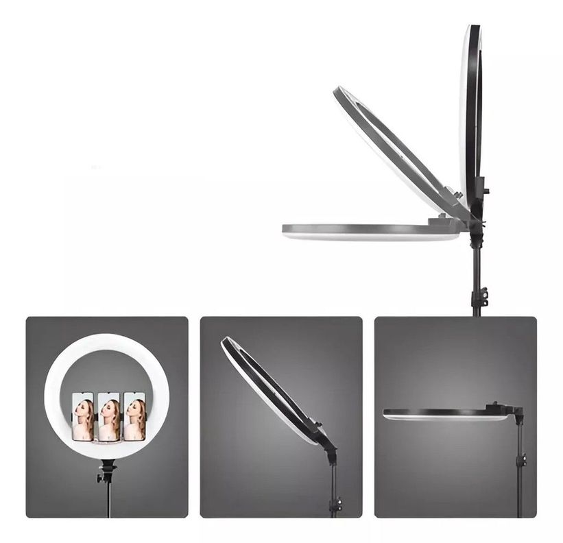 Iluminador Aro Anillo Luz Led Profesional Estructura Jer-5