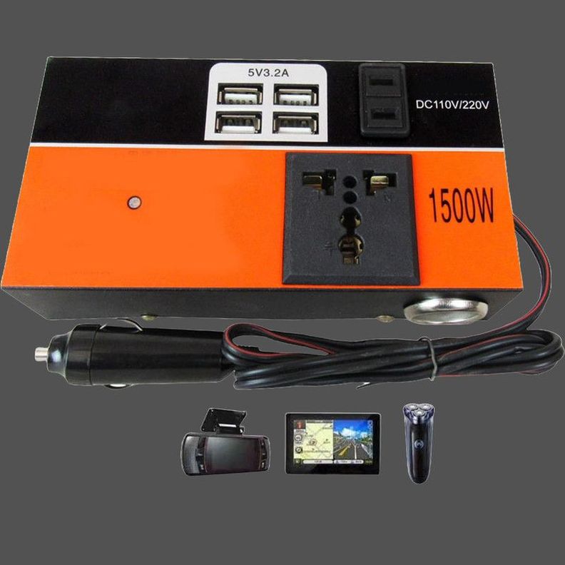 Inversor De Corriente Vehiculo 12V a 24V Camiones Lau-6