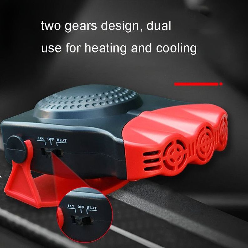 Calefactor Portatil Ventilador Caliente Giratorio 360 Lau
-3