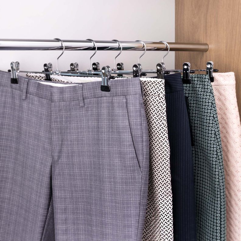 Clip Faldas Pantalones Perchas Corbatas 20 Unid Rondon-5