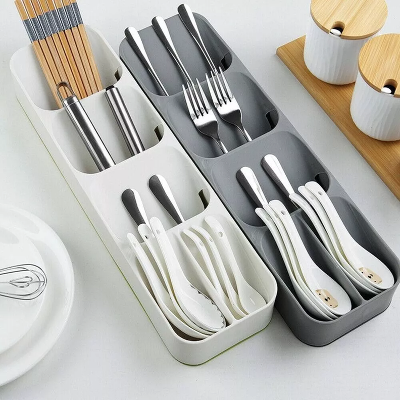 Set 2 Organizador Porta Cubiertos Utensilios Cajón Lau-6