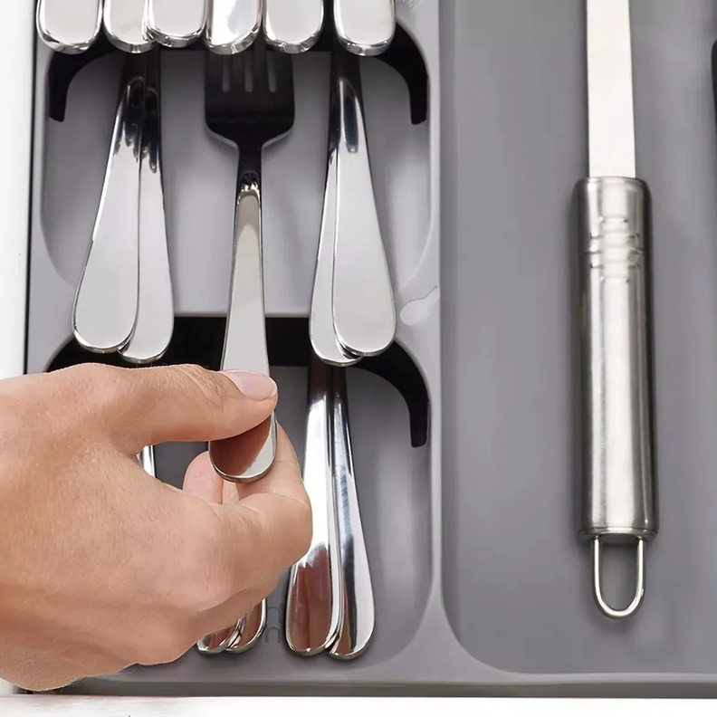 Set 2 Organizador Porta Cubiertos Utensilios Cajón Lau-8