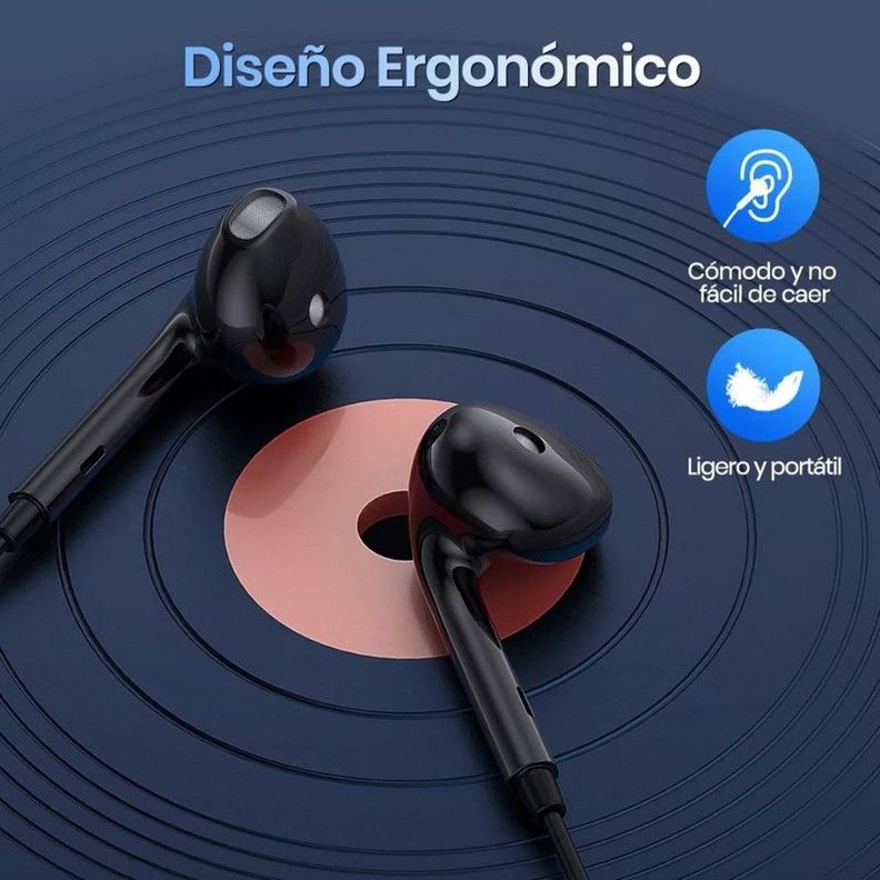 Set 3 Auriculares Cable Microfono Tablet Lapto Celulares Lau-0