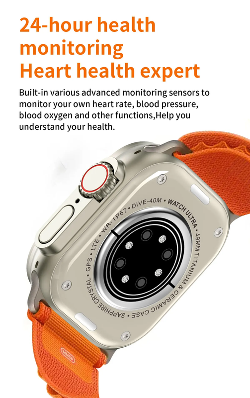 Reloj Inteligente Ultra Carga inalámbrica Smartwatch Rondon-3