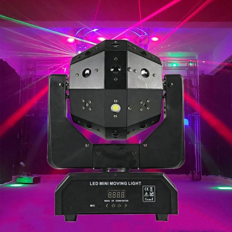 Luces LED 3 en 1 Fiesta Escenarios Giratorio Colgador DJ Lau-5