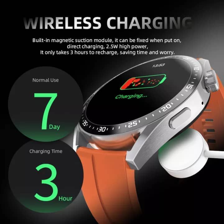 
Reloj Inteligente Unisex Bluetooth Ritmo Cardíaco Rondon-3