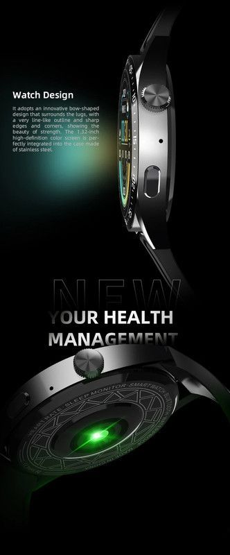 
Reloj Inteligente Unisex Bluetooth Ritmo Cardíaco Rondon-6