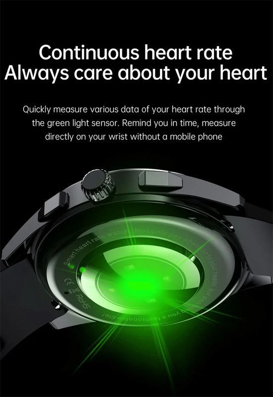 
Reloj Inteligente Unisex Bluetooth Ritmo Cardíaco Rondon-8