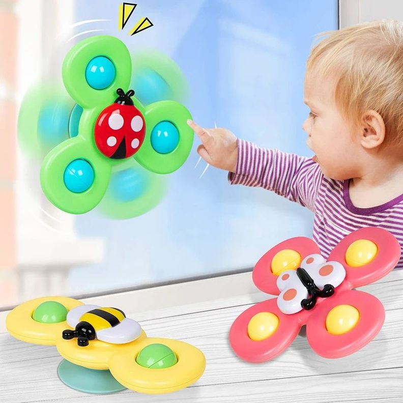 Juego Juguete Bebe Baño Divertirse Mesa Giratoria Rondon-5