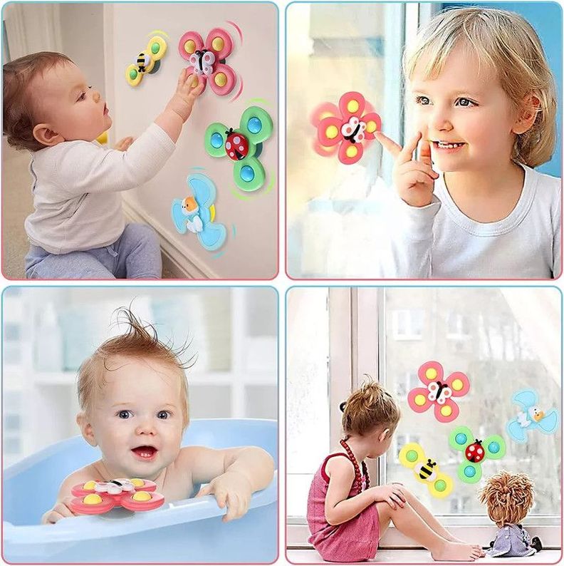 Juego Juguete Bebe Baño Divertirse Mesa Giratoria Rondon-9
