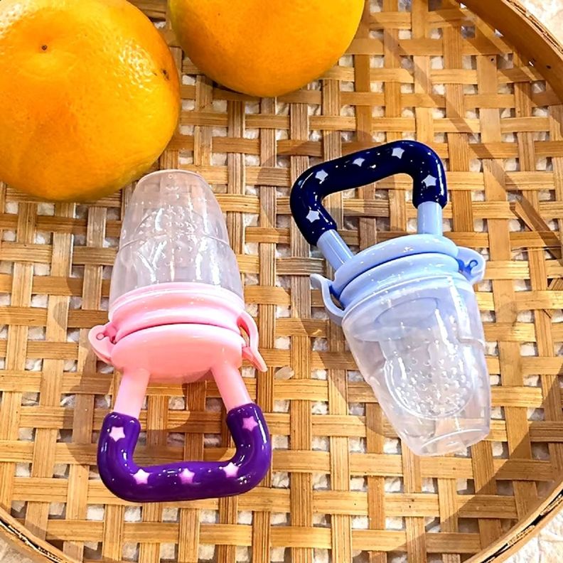 Set 4 Chupete Comedor Alimentador Silicona Repuesto Bebe Lau-6