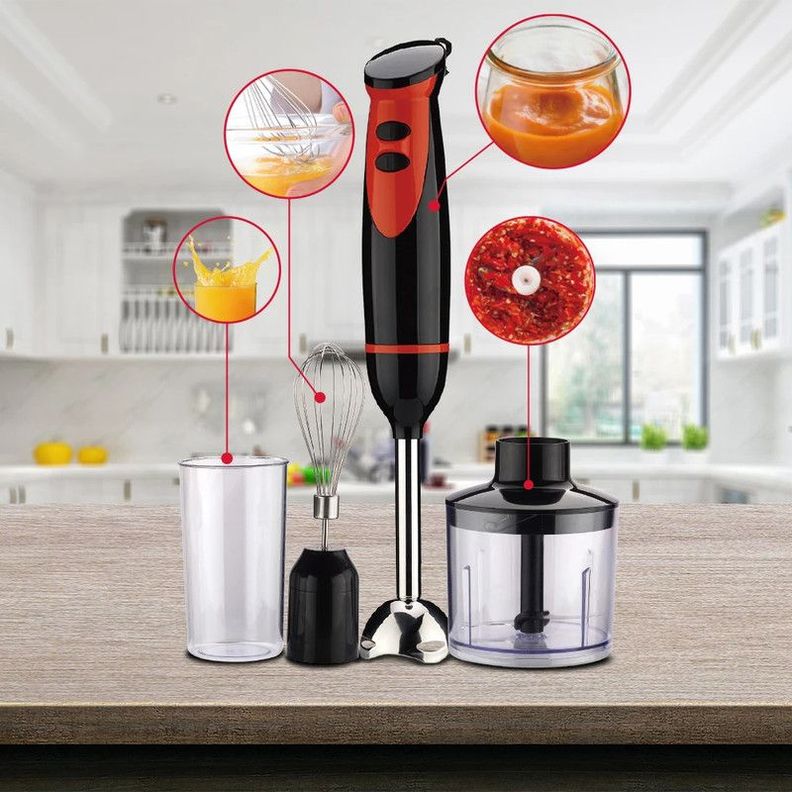 Batidora Sumergible Mezclador Mano Eléctrico Cocina Rondon-4