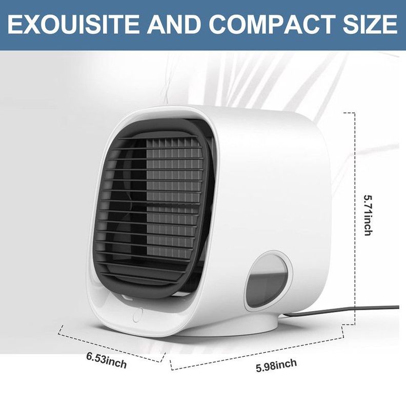 Ventilador Oficina Acondicionado Aire Usb Portatil Rondon-1