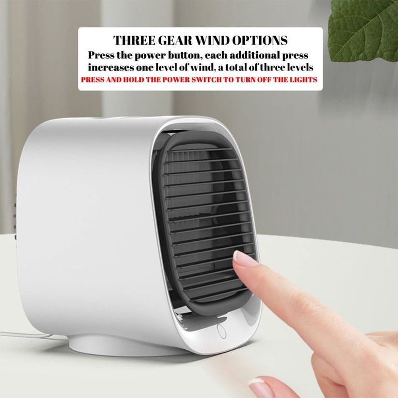 Ventilador Oficina Acondicionado Aire Usb Portatil Rondon-4
