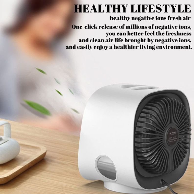 Ventilador Oficina Acondicionado Aire Usb Portatil Rondon-5