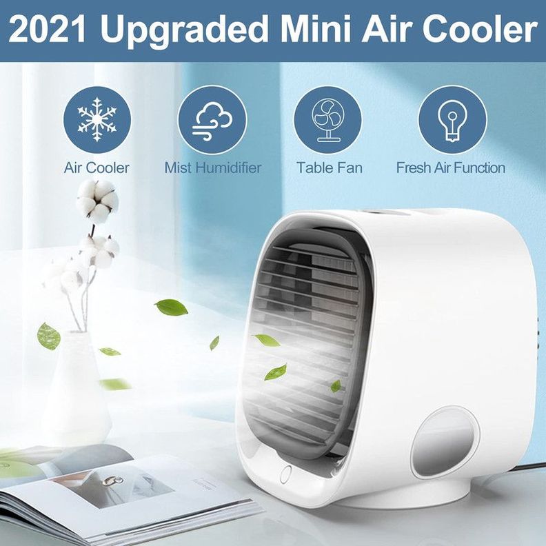 Ventilador Oficina Acondicionado Aire Usb Portatil Rondon-6