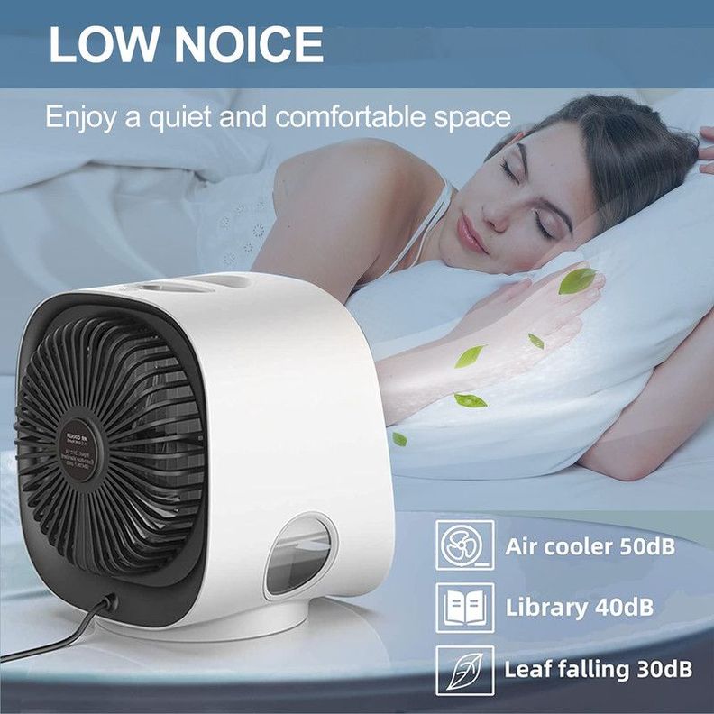 Ventilador Oficina Acondicionado Aire Usb Portatil Rondon-7