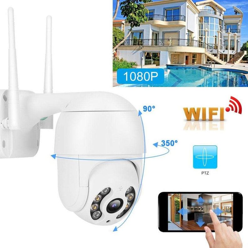 Cámara Inalámbrica IP WiFi Imagen Escucha Aire Libre Rondon-3