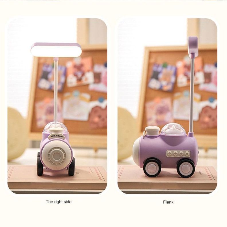 Lampara Tren Nocturna Recargable Sacapuntas Infantil Lau-2
