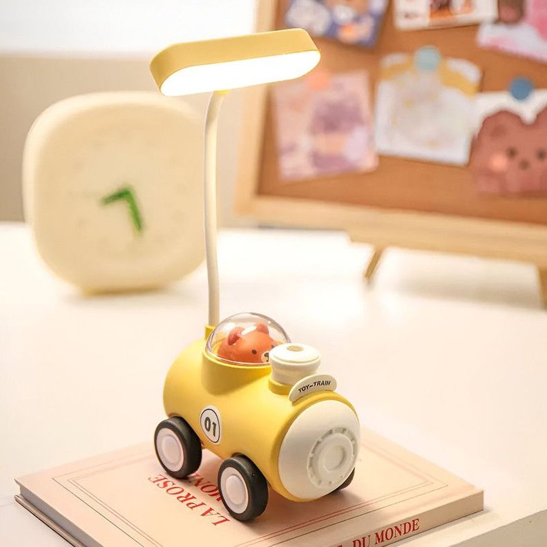 Lampara Tren Nocturna Recargable Sacapuntas Infantil Lau-9