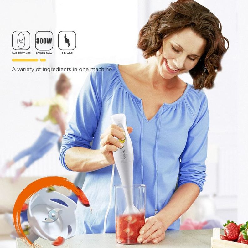Batidora Manual Picadora Alimentos Máquina Rondon-2