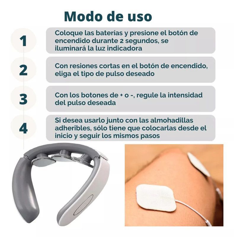 Masajeador Cuello Electroestimulador Cervical  Lau-5