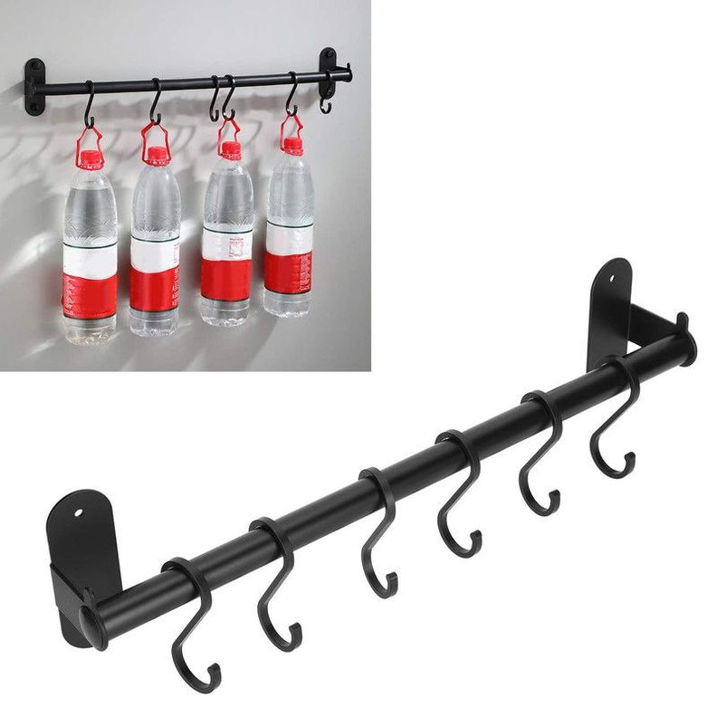 Estante Utensilios Organizador Cocina 6 ganchos Pared Rondon-1
