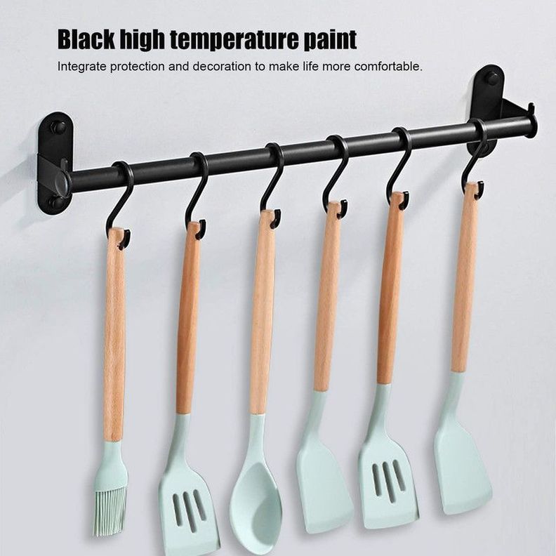 Estante Utensilios Organizador Cocina 6 ganchos Pared Rondon-3
