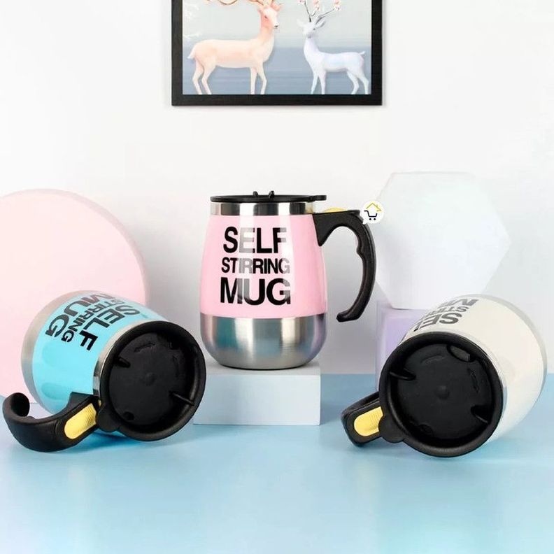 Taza Convencional Mezclador Vaso Batidor Café Lau-2