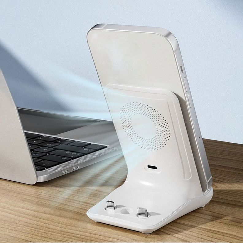 Cargador Inalámbrico Celular Soporte Carga Magnetica Rondon-2
