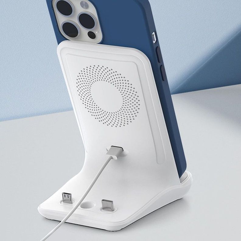 Cargador Inalámbrico Celular Soporte Carga Magnetica Rondon-7