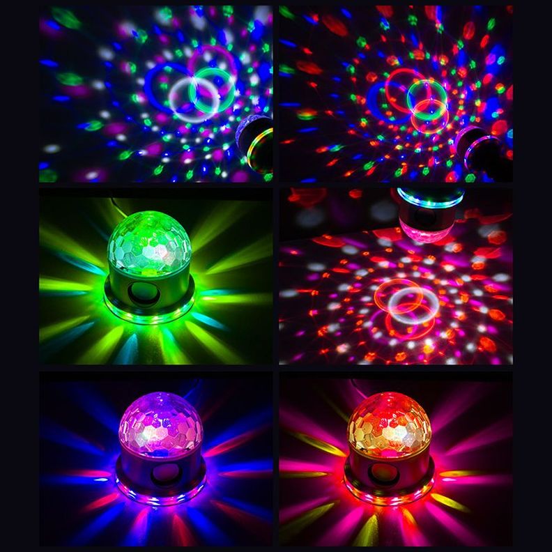 Bola Discoteca LED Multicolor Inteligente Fiesta DJ Rondon-5