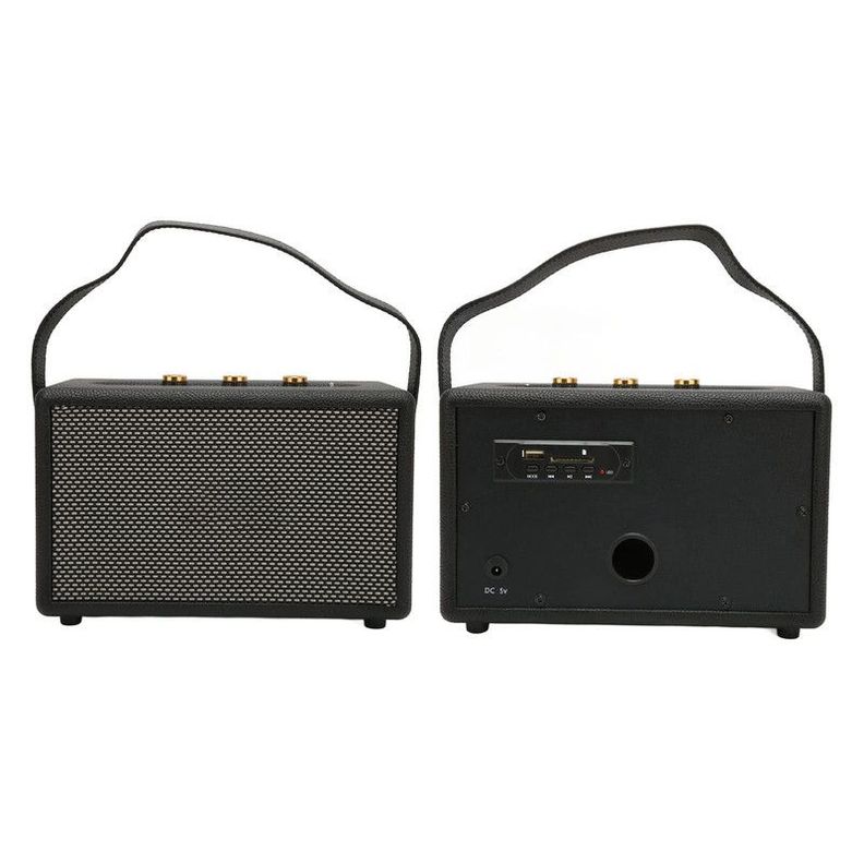 Parlante Mini Altavoz RGB LED USB Recargable Portatil Lau-0