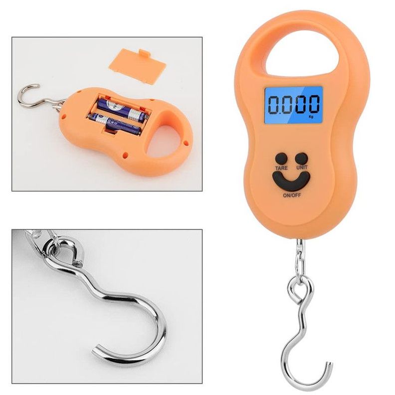 Báscula Equipaje Portátil Digital Colgar Viaje Gancho Rondon-2