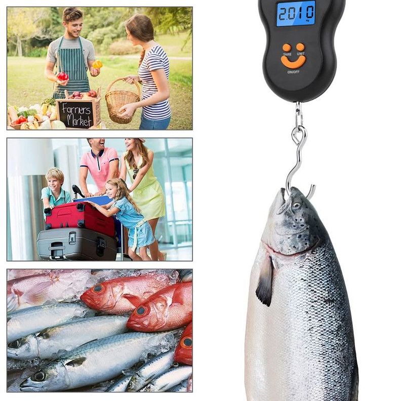 Báscula Equipaje Portátil Digital Colgar Viaje Gancho Rondon-5