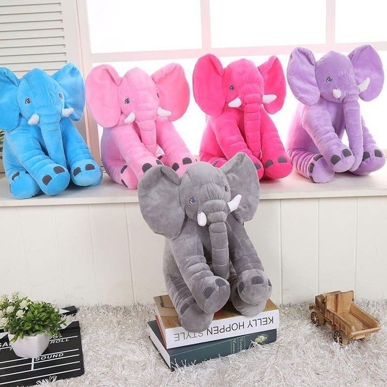 Cojin Bebe Suavidad Almohada Elefante Suave Cama Rondon-7