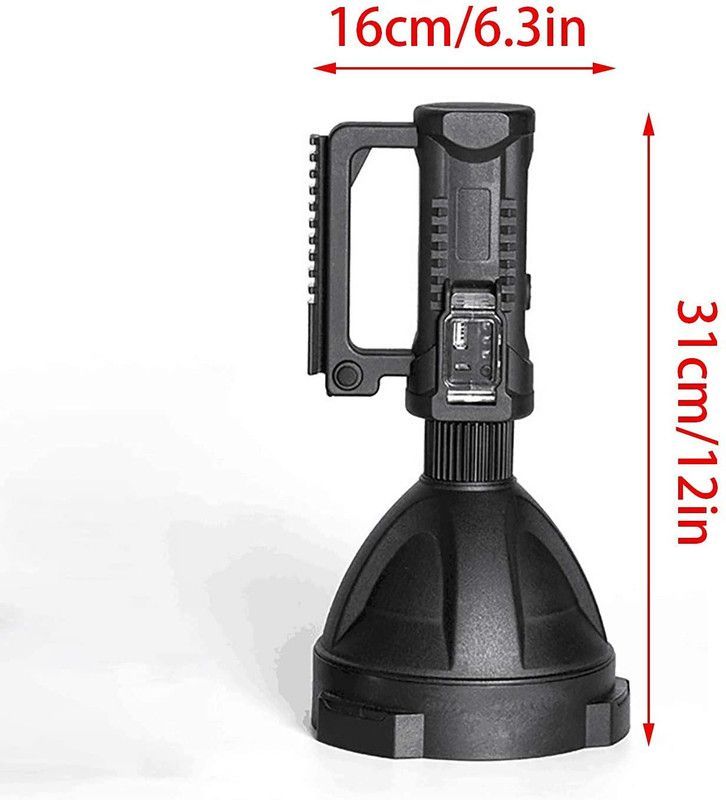 Linterna Recargable Mano LED Portátil Impermeable Rondon-1